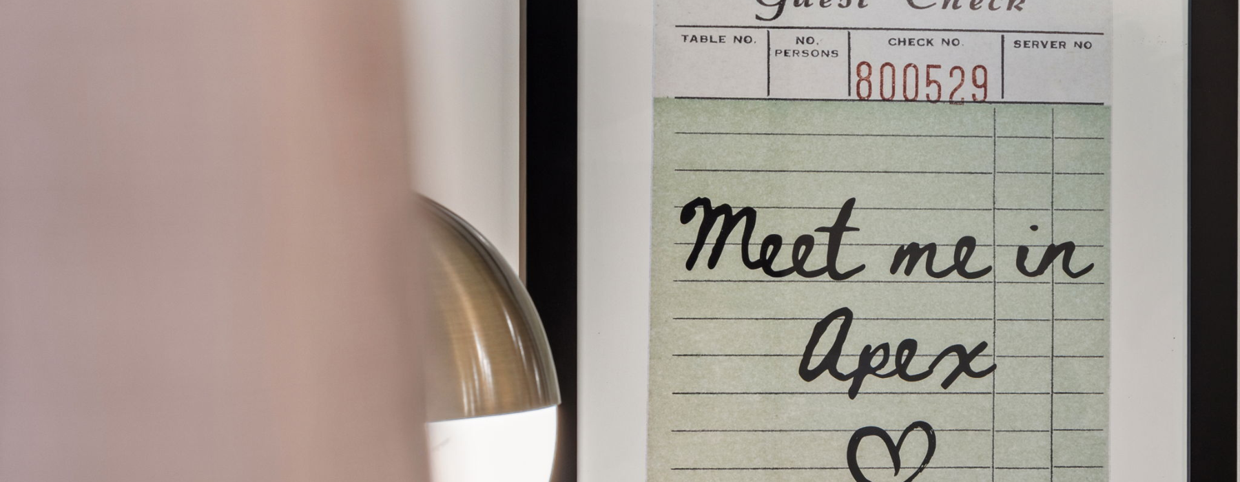 Meet me in Apex restaurant ticket